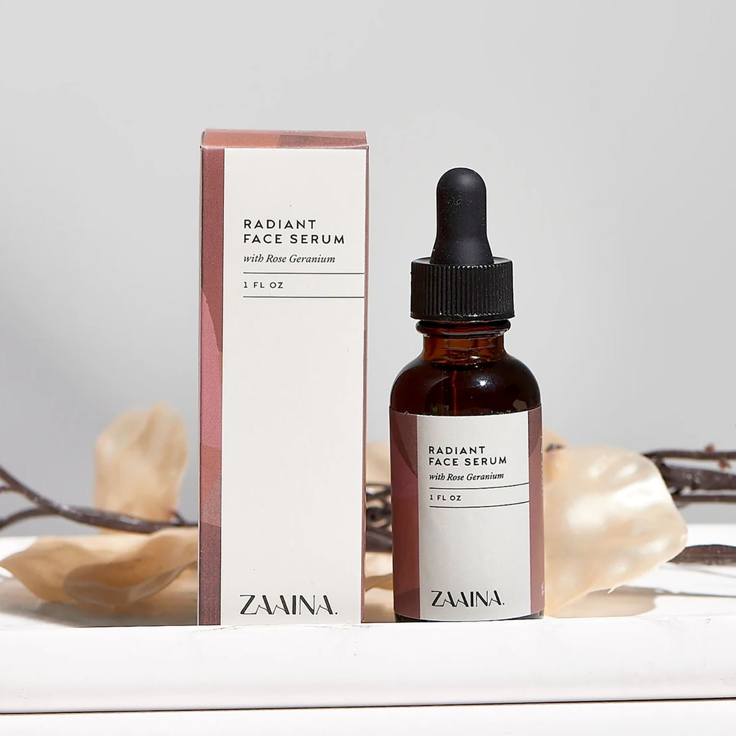 薩伊娜 玫瑰天竺葵臉部精華油 1 fl.oz