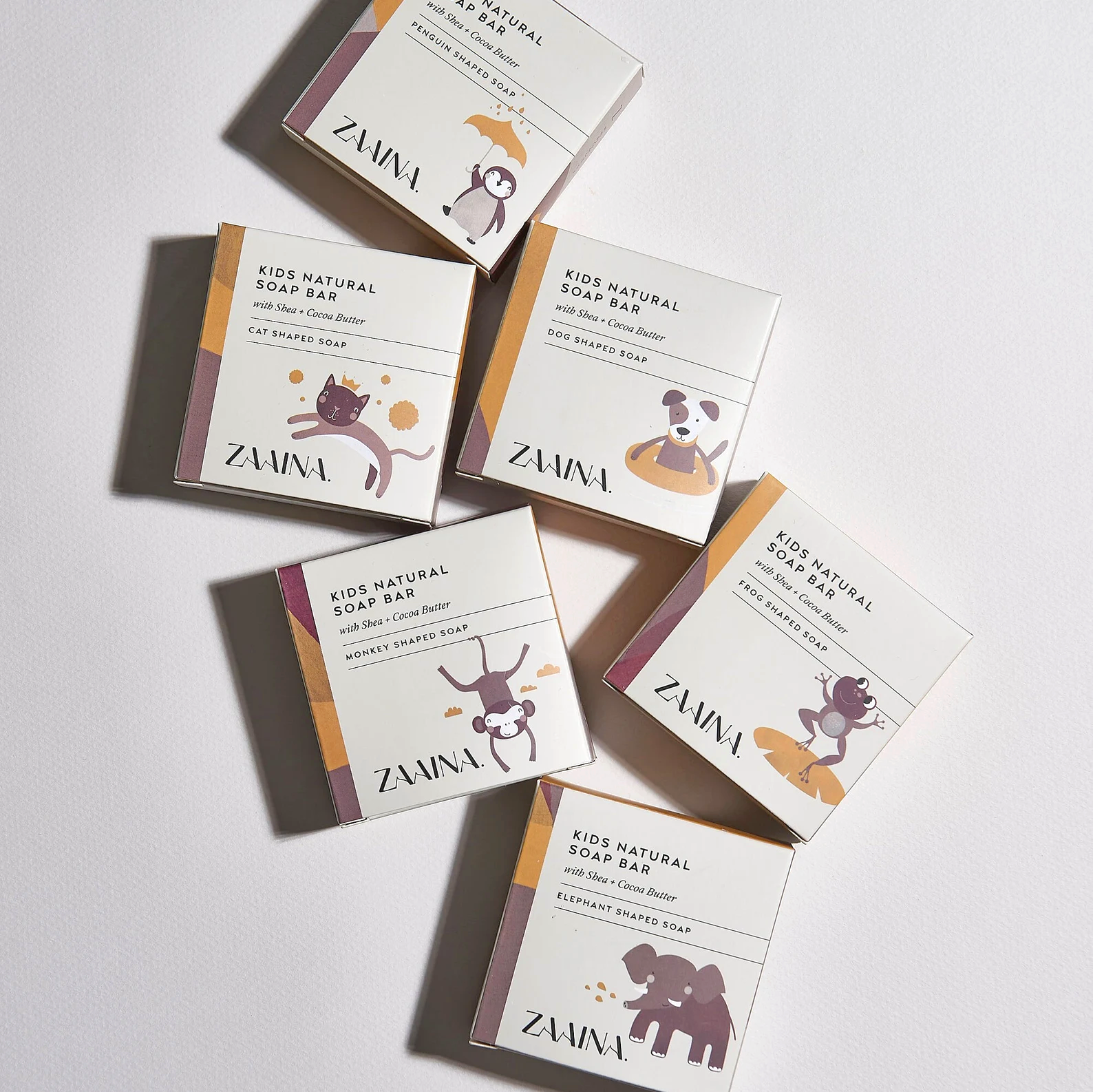 薩伊娜 兒童純淨香皂組(6入)