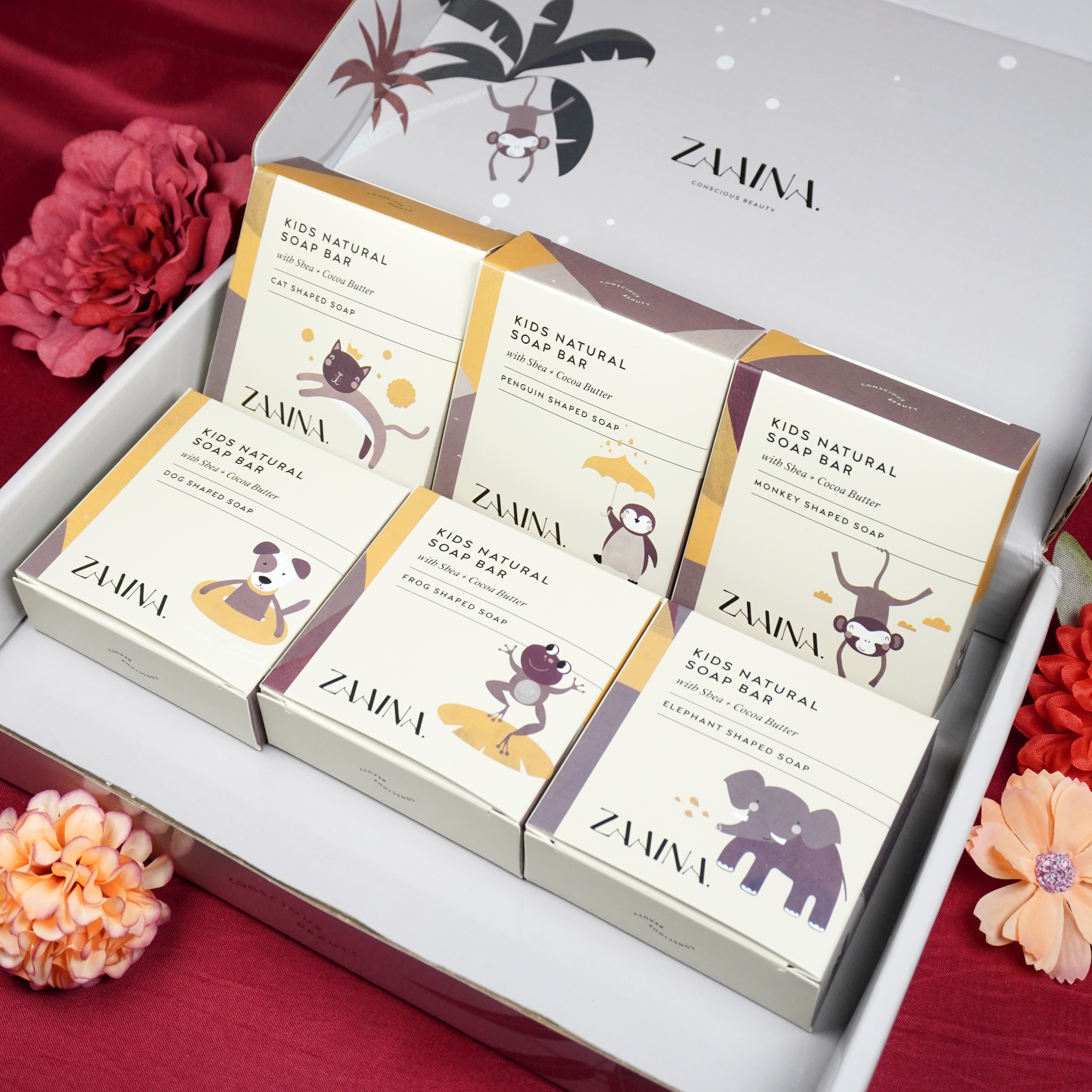 薩伊娜 兒童純淨香皂組(6入)